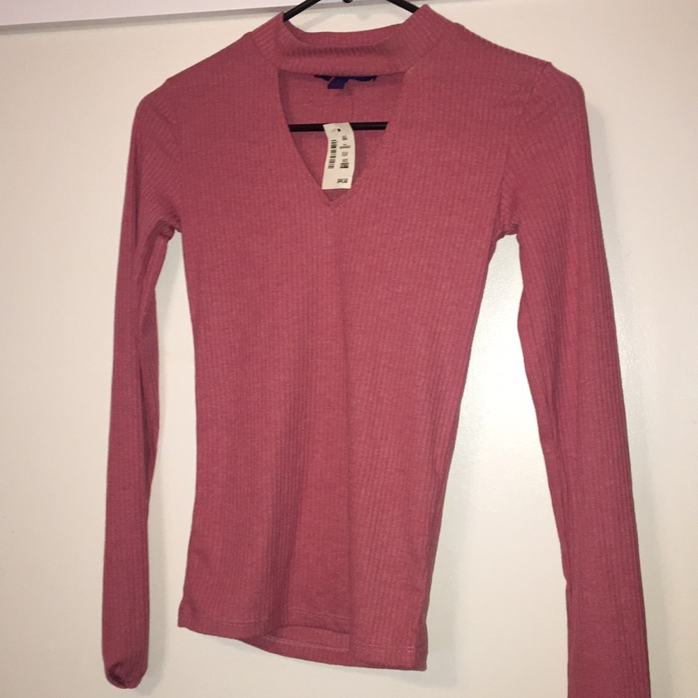 Pink long sleeve shirt